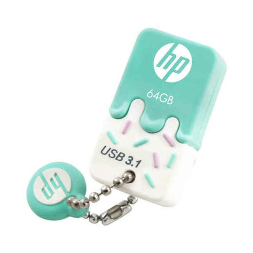 Memoria USB HP HPFD778W-64 Menta 64 GB 30 MB/s-75 MB/s (1 unidad)