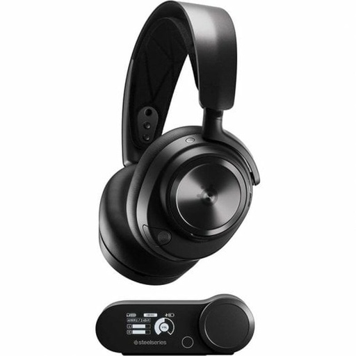 Auriculares con Micrófono SteelSeries Arctis Nova Pro Wireless Negro