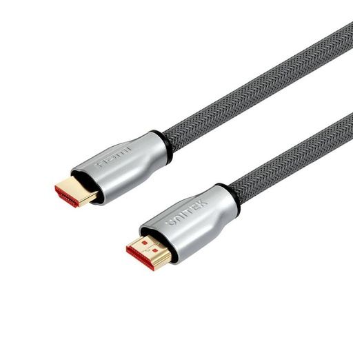 HDMI Cable Unitek Y-C136RGY Silver Zinc 1 m