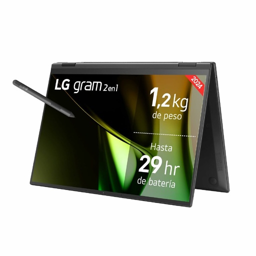 Laptop 2 en 1 LG Gram Pro 14 14T90S 16" Intel Core Ultra 7 155H 16 GB RAM 512 GB SSD