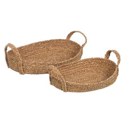 Basket set Natural Fibre 48 x 32 x 18 cm