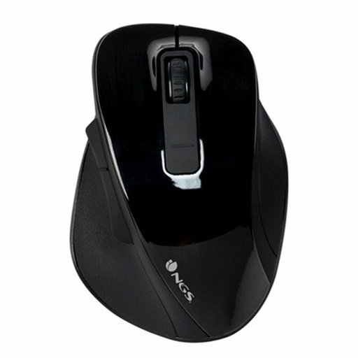 Ratón Inalámbrico Óptico NGS BOWBLACK Negro 1600 dpi (1 unidad)