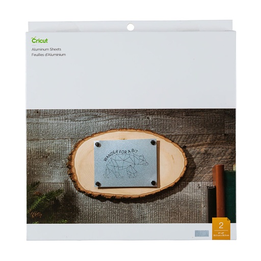 Papel de Aluminio para Plotter de corte Cricut Aluminium