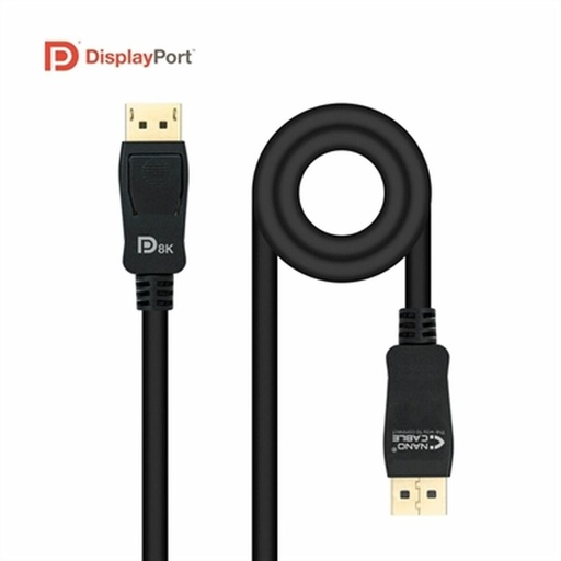 Cable DisplayPort NANOCABLE 1 Negro 1,5 m (1,5 m)