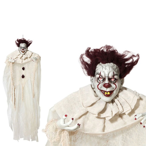 Evil Male Clown Halloween Beige 130 x 96 x 14 cm (3 Units)