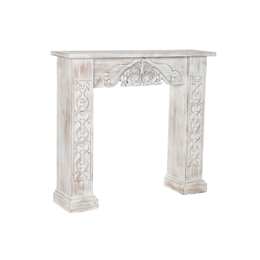 Fireplace Home ESPRIT White Fir MDF Wood 113 X 26 X 101 cm