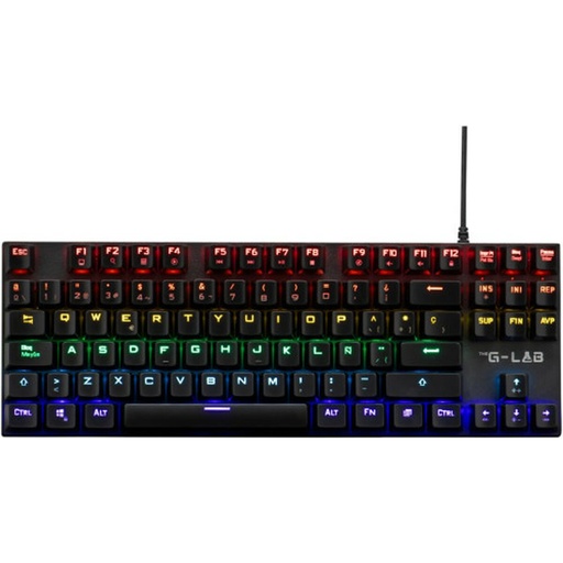 Teclado Gaming The G-Lab KEYZ-MERCURY TKL/SP Negro