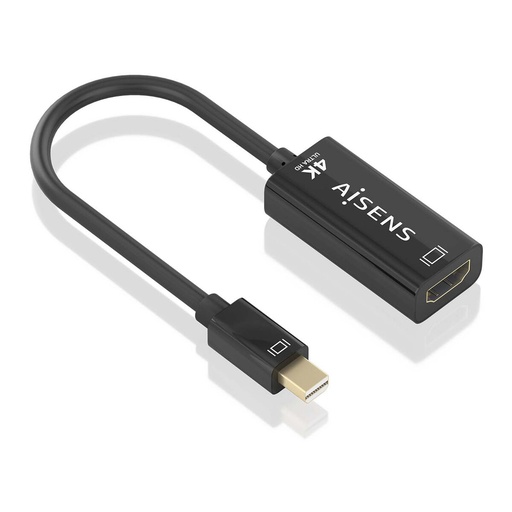 Adaptador Mini Display Port a HDMI Aisens Negro 15 cm