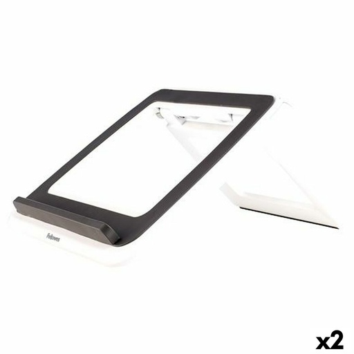 Soporte para Tablet Fellowes I-SPIRE Blanco Negro 4,2 x 32 x 28,6 cm (2 Unidades)