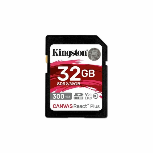 Tarjeta de Memoria Micro SD con Adaptador Kingston SDR2/32GB 32 GB SDXC UHS-II 8K Ultra HD (Reacondicionado A)