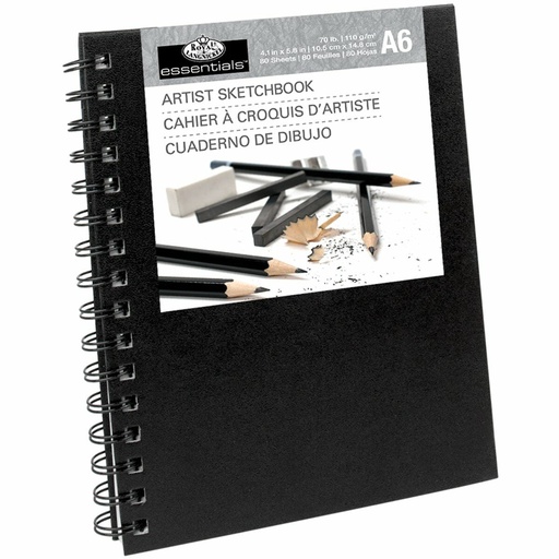 Drawing Pad Royal & Langnickel Black A6
