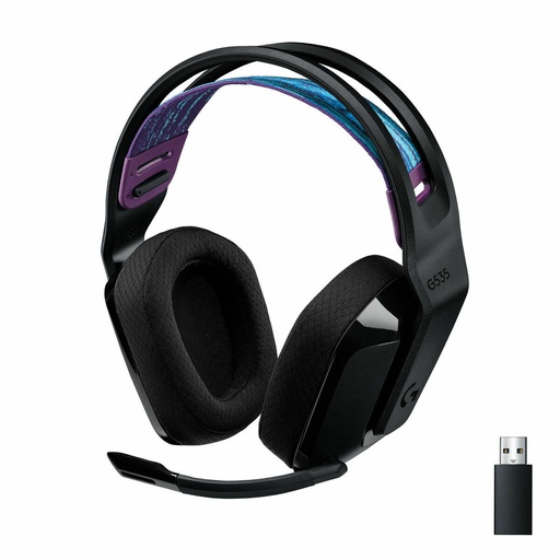 Auricular con Micrófono Gaming Logitech G535 Negro (Reacondicionado A)