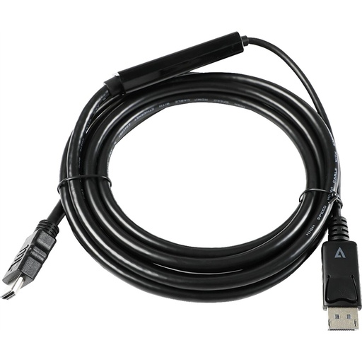 DisplayPort to HDMI Cable V7 V7DP14HDMI21-3M-BLK