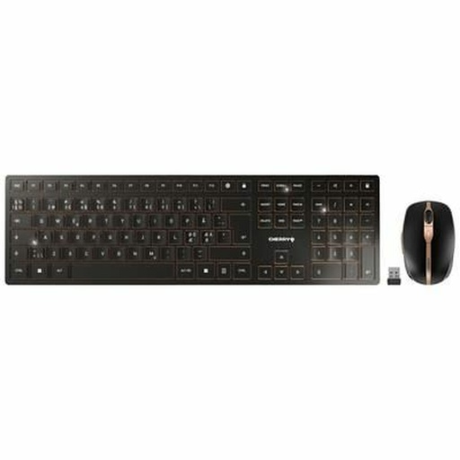 Teclado y Ratón Cherry JD-9100PN-2 Negro Qwerty Español