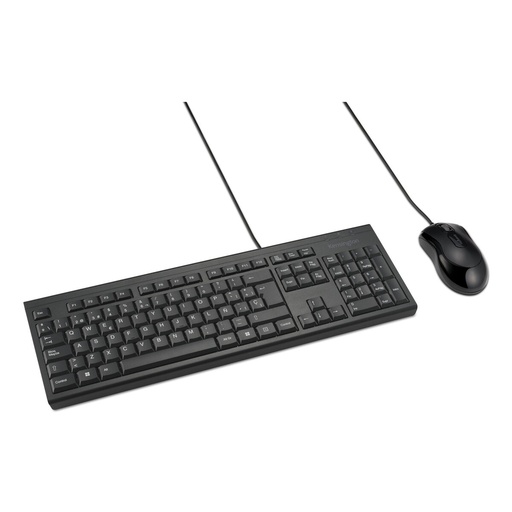 Teclado y Ratón Kensington KM100 Negro Español QWERTY