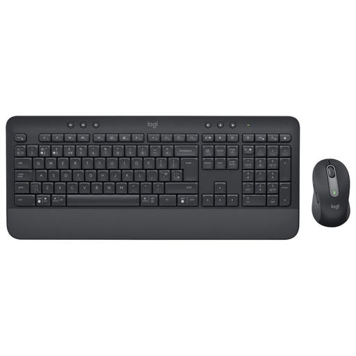 Keyboard and Wireless Mouse Logitech MK650 Graphite English QWERTY