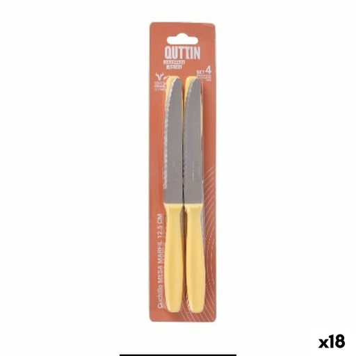 Cuchillo de Mesa Quttin YVORY 4 Piezas (18 Unidades)
