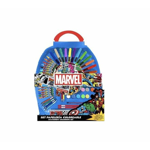 Set de Papelería Marvel Azul