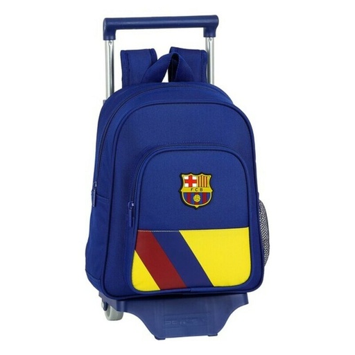 Mochila Escolar con Ruedas 705 F.C. Barcelona Azul 27 x 33 x 10 cm