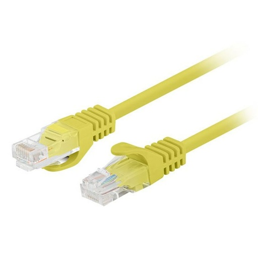 Cable de Red Rígido UTP Categoría 6 Lanberg PCU6-20CC-0300-Y Amarillo 3 m