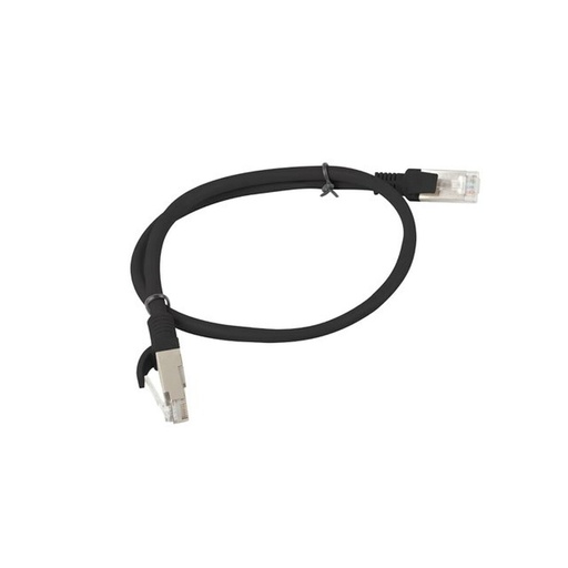 Cable de Red Rígido UTP Categoría 6 Lanberg PCU6-20CC-0050-BK Negro 50 cm