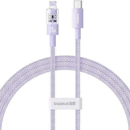 Cable USB-C a Lightning Baseus P10373001511-00 Púrpura 1 m