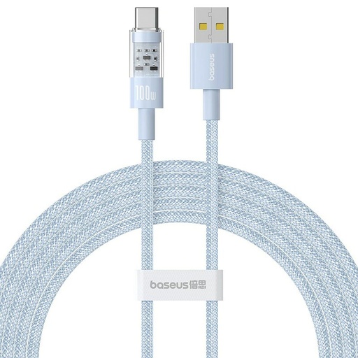 USB A to USB-C Cable Baseus P10373002311-01 Blue 2 m