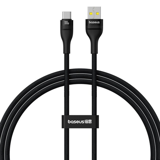 USB A to USB-C Cable Baseus P10311804111-00 Black 1 m