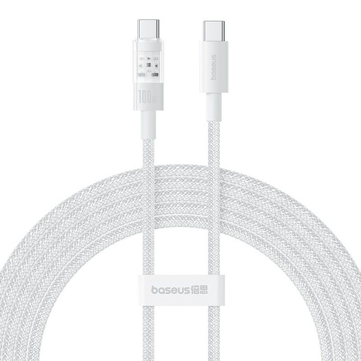Cable USB-C a USB-C Baseus P10373000211-01 Blanco 2 m