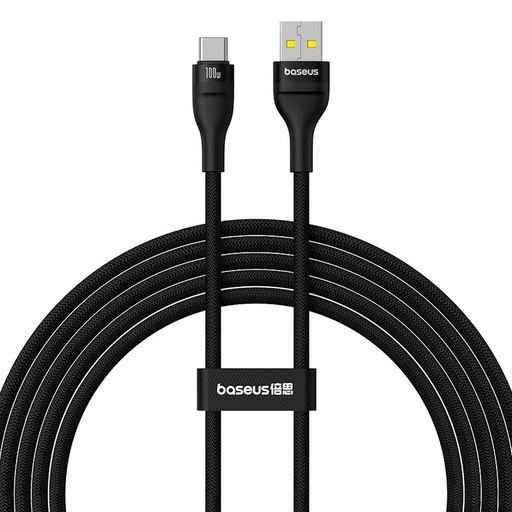 USB A to USB-C Cable Baseus P10311804111-01 Black 2 m
