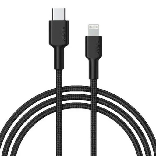 USB-C to Lightning Cable Aukey CB-CL4 Black 1,8 m