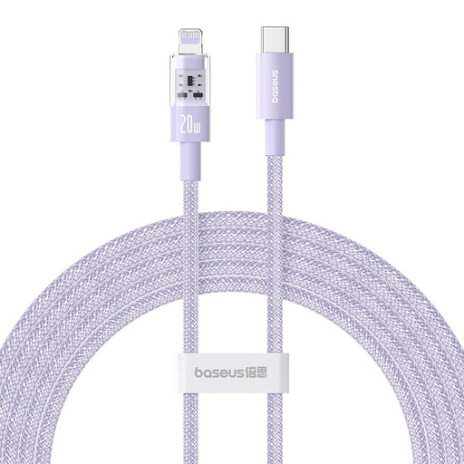 Cable USB-C a Lightning Baseus P10373001511-01 Púrpura 2 m