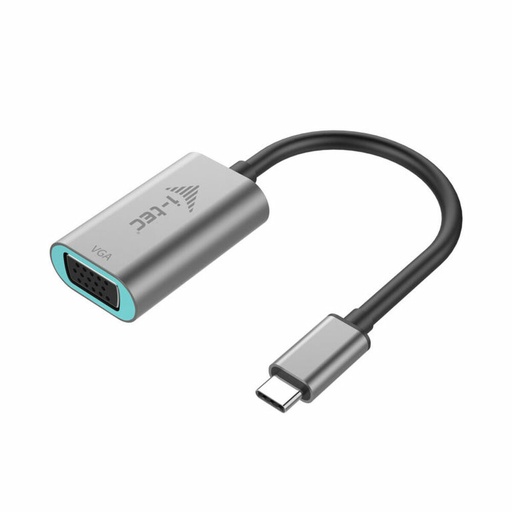 Adaptador USB C a VGA i-Tec C31METALVGA60HZ      Gris