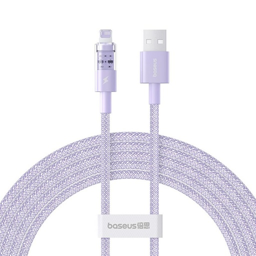 USB to Lightning Cable Baseus P10373003511-01 Purple 2 m