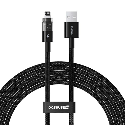 Cable USB a Lightning Baseus P10373003111-01 Negro 2 m