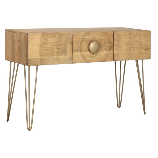 Console Home ESPRIT Golden 120 x 38 x 76 cm