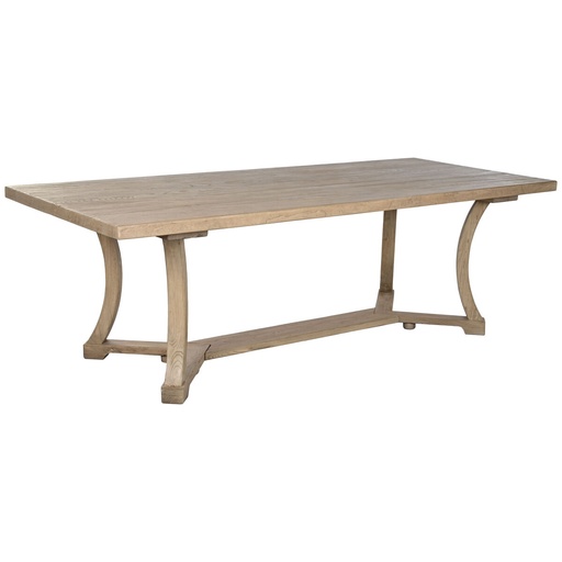 Dining Table Home ESPRIT Natural Elm wood 240 x 100 x 76 cm