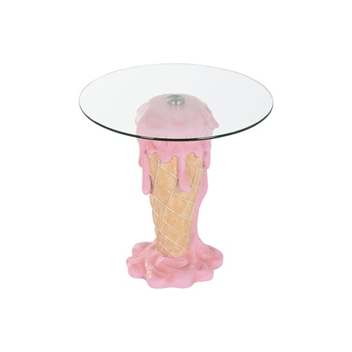Mesa auxiliar Home ESPRIT Rosa 48 x 48 x 49 cm
