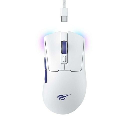 Ratón Gaming Havit MS966WB Blanco Estampado