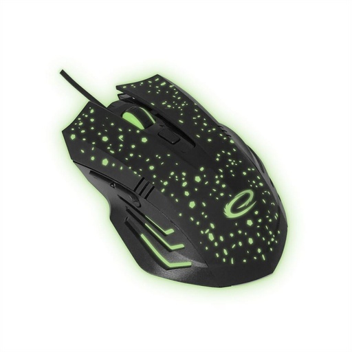 Ratón Gaming Esperanza EGM212 Negro Verde