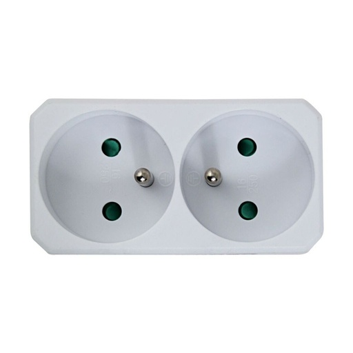 Ladrón de enchufe Esperanza ELK305W 2 Enchufes