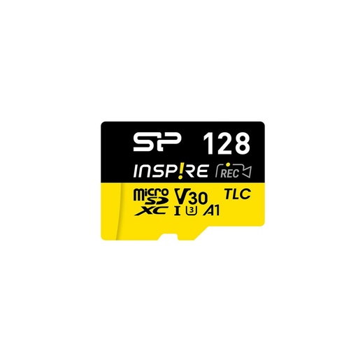 Tarjeta de Memoria Micro SD con Adaptador Silicon Power SP128GBSTXLV3V1NSP 128 GB