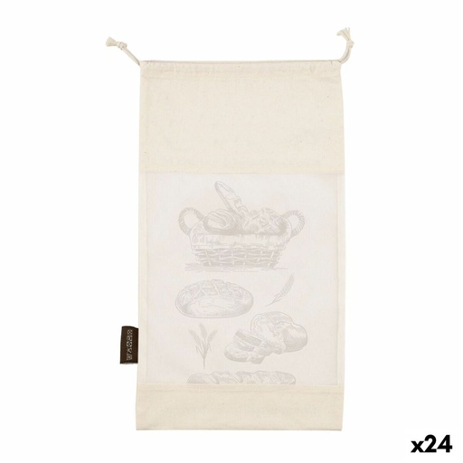 Reusable Food Bag Quttin Bread 25 x 45 cm (24 Units)