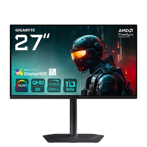 Monitor Gaming Gigabyte MO27Q2 Quad HD 27"