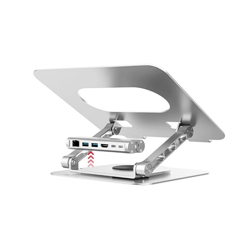 Soporte para Portátil Plegable y Regulable Unitek D1109B01 Aluminio