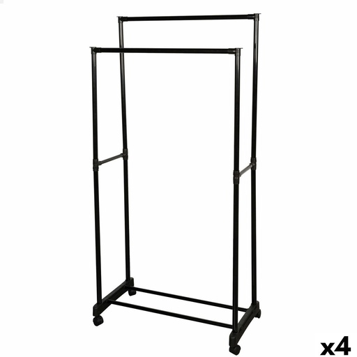 Perchero Max Home Acero Plástico 75 x 157 x 40 cm (4 Unidades)