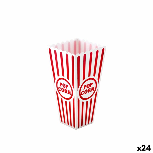 Recipiente para servir las palomitas Algon 9,5 x 19,3 cm (24 Unidades)