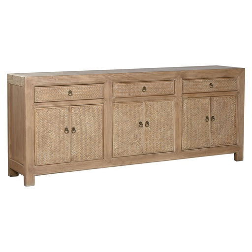 Aparador Home ESPRIT Madera de olmo 215 x 44 x 88 cm