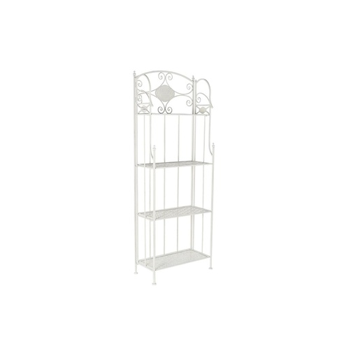 Estantería Home ESPRIT Blanco Metal 4 Estantes 61 x 29 x 163,5 cm