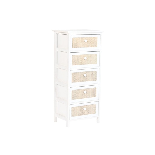 Cajonera Home ESPRIT Blanco Cottage Decapé 40 x 29 x 90 cm